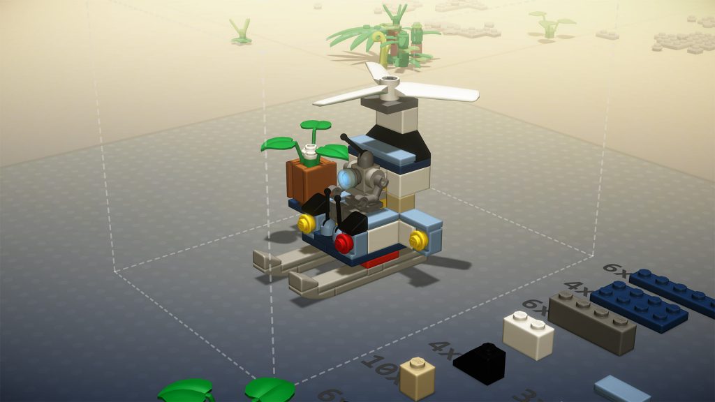 Jeu Lego Bricktales - construction d'une machine volante